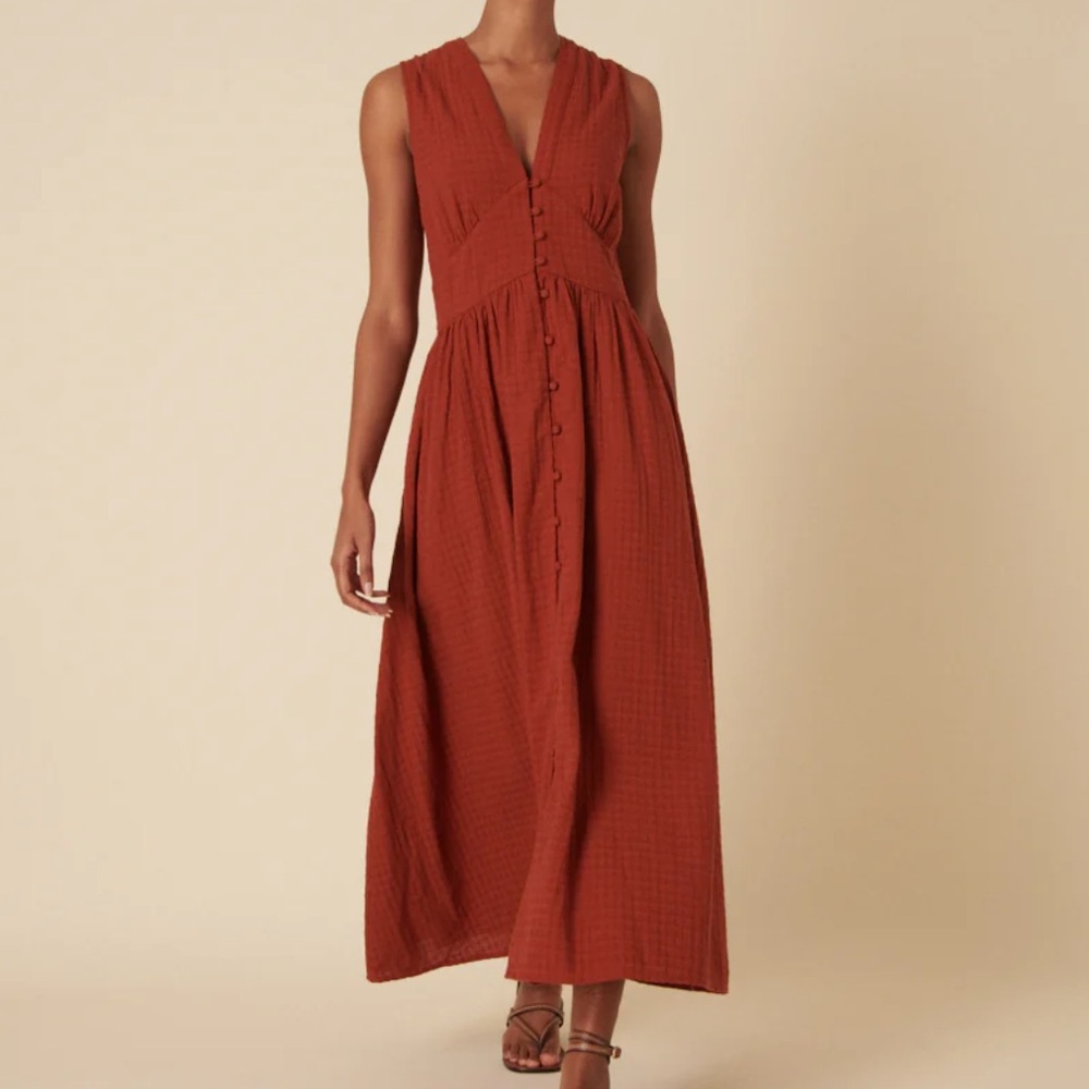 NWT Nobody’s Child | Sleeveless Midi Dress | Reformation Christy Dawn Sezane